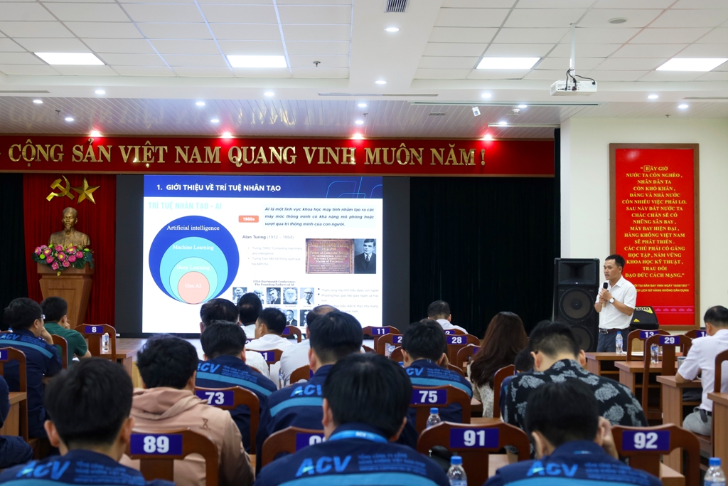 Hội thảo giới thiệu ứng dụng trí tuệ nhân tạo (AI) trong ngành hàng không